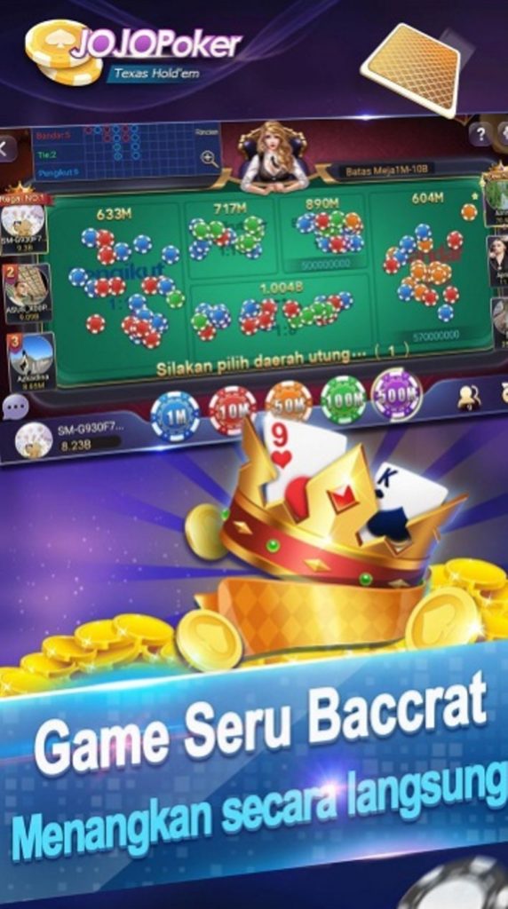 Main JOJO Texas Judi Poker Bisa Kirim Hadiah dan Emot Lucu